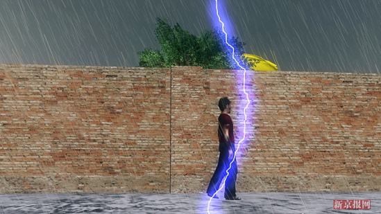 两女子遭雷击一死一伤 3d科普雷电如何损伤人体