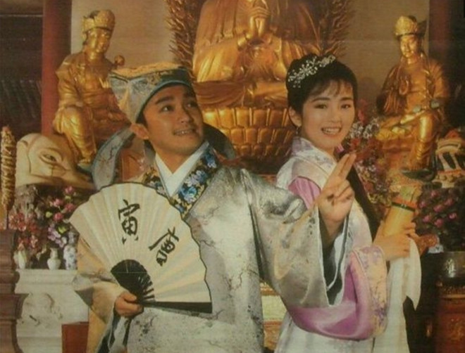 93版《唐伯虎》幕后照 巩俐貌美如花 93版《唐伯虎》幕后照 巩俐貌美如花