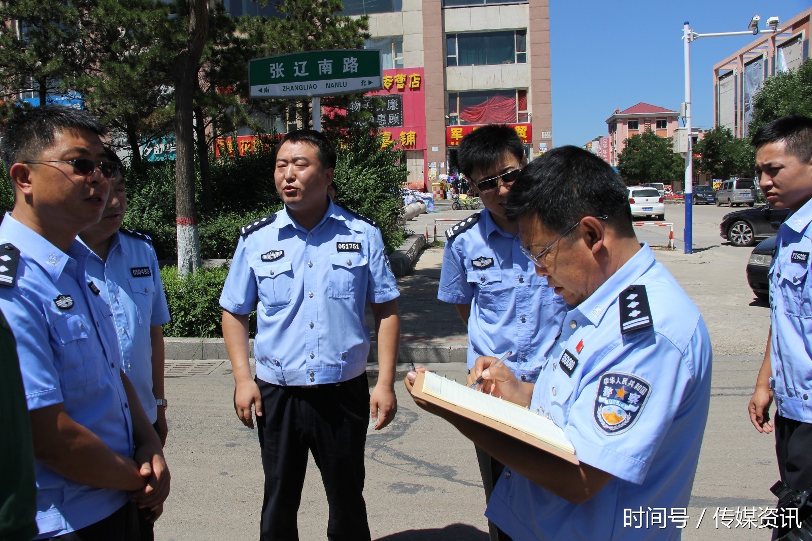 朔州市交警支队长在朔城大队排查督促安全隐患整改情况