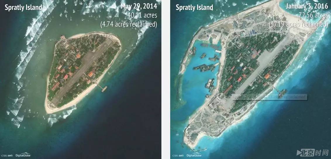 越南在南海大规模建岛!卫星图片触目惊心