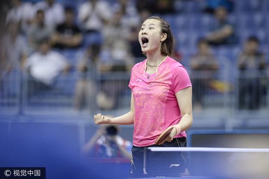 全运乒球女单决赛直播 丁宁4-3逆转朱雨玲进决