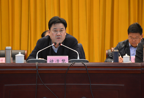 方城县委书记褚清黎作十九大精神辅导报告