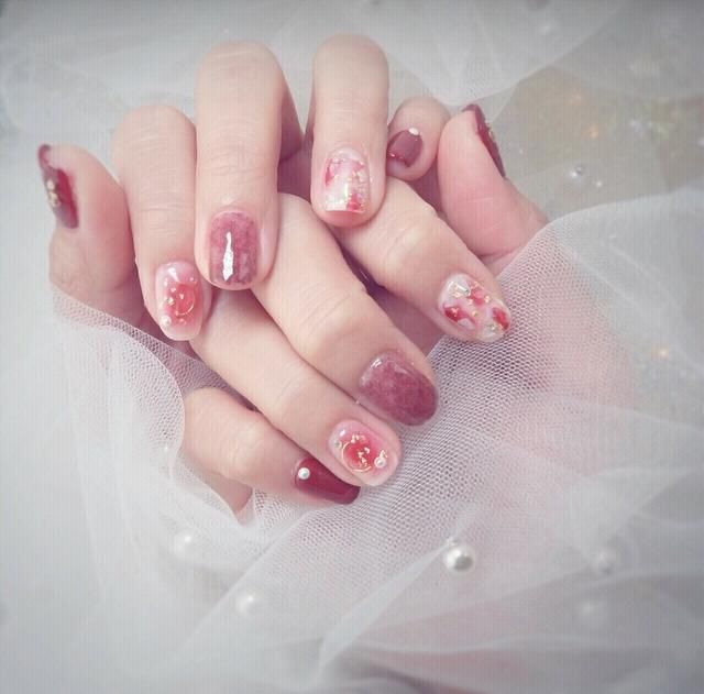 ins超火美甲:云想衣裳花想容?杨贵妃气质系列