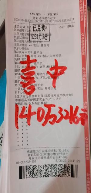 老玩家喜中竞彩140万大奖 彩民跟单也狂中!