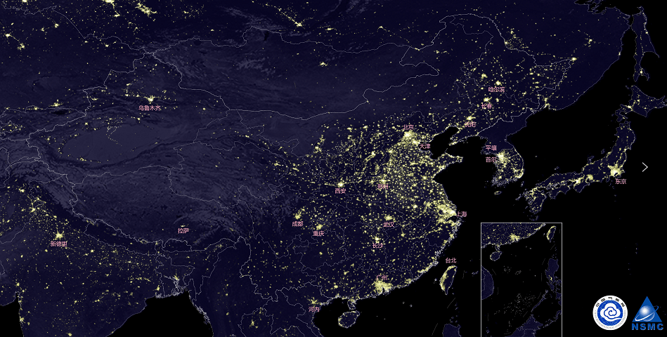 2021世界灯光影像图图片