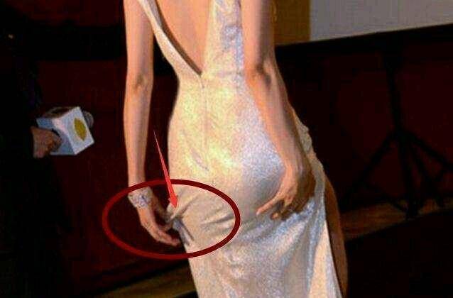 红毯囧事:林志玲腋下湿了,陈乔恩有褶皱,她最尴尬礼服卡屁股