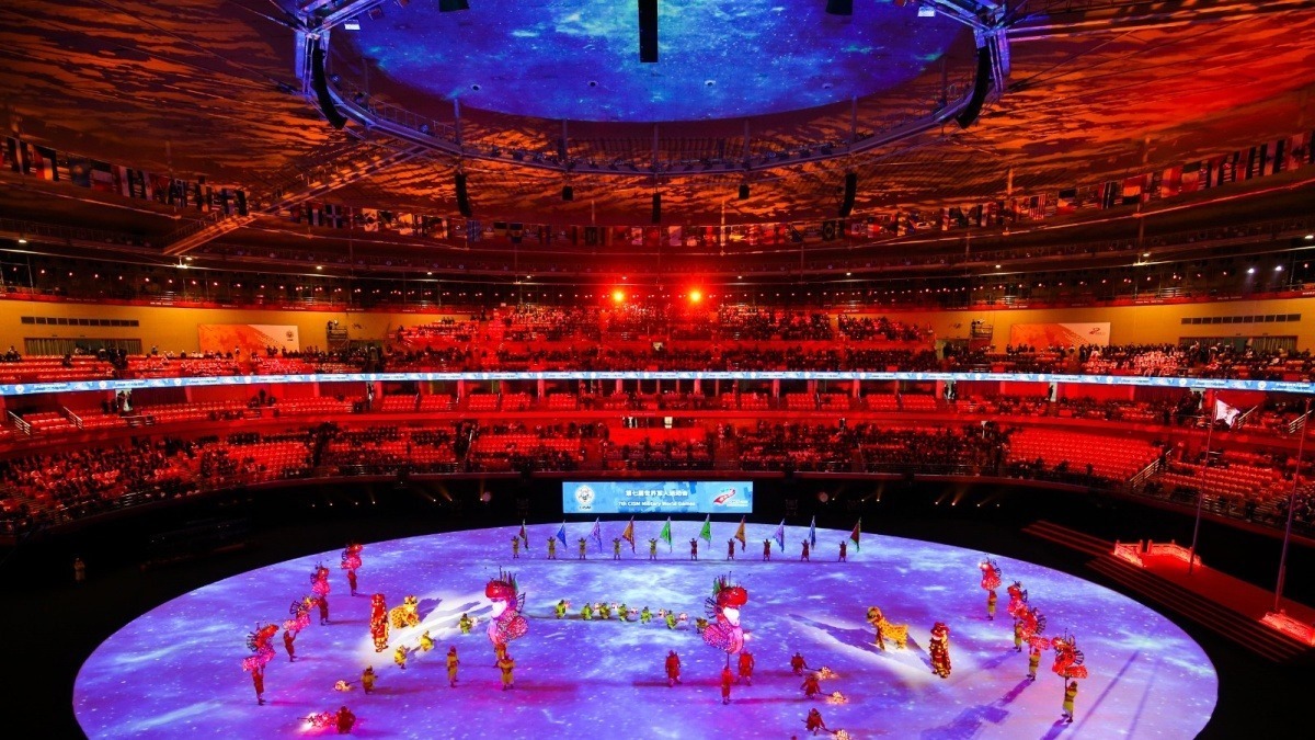 2019年10月27日，第七届世界军人运动会闭幕式在武汉体育中心举行。