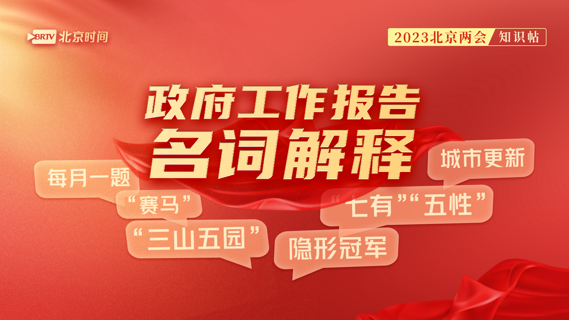 一图读懂 | 事关首都发展！《2023北京政府工作报告》名词解释来了→