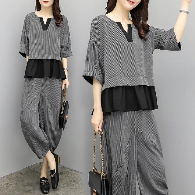 皮肤暗黄穿衣补救!53岁婆婆穿这大码女装,公公