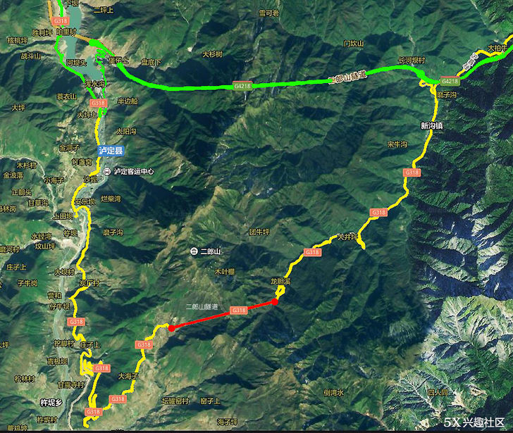 西藏万里七日第一篇…新二郎山隧道…当日进藏