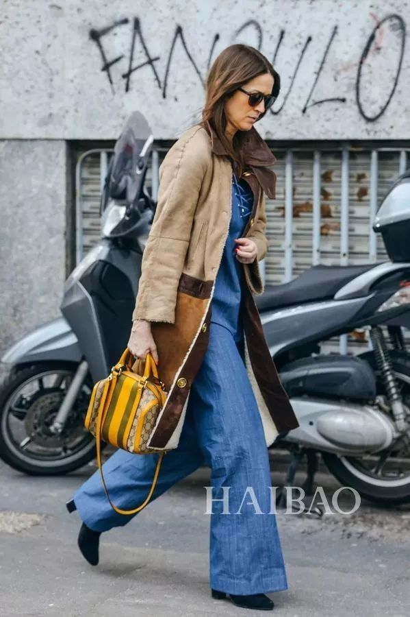 谁说大衣不能配阔腿裤,2017秋冬就靠它们帮我