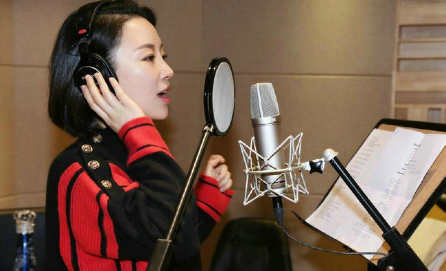 九球天后转型歌手?潘晓婷录歌嘟嘴卖萌