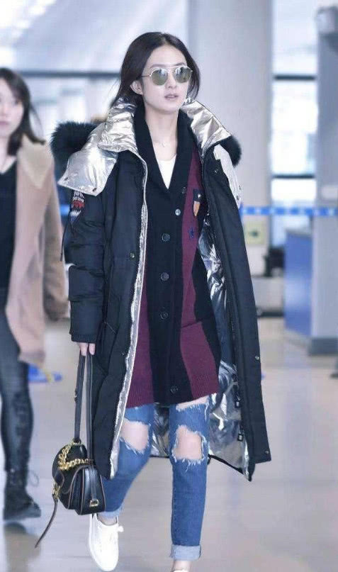 盘点女星穿牛仔裤的既视感,杨幂尽显好身材,宋