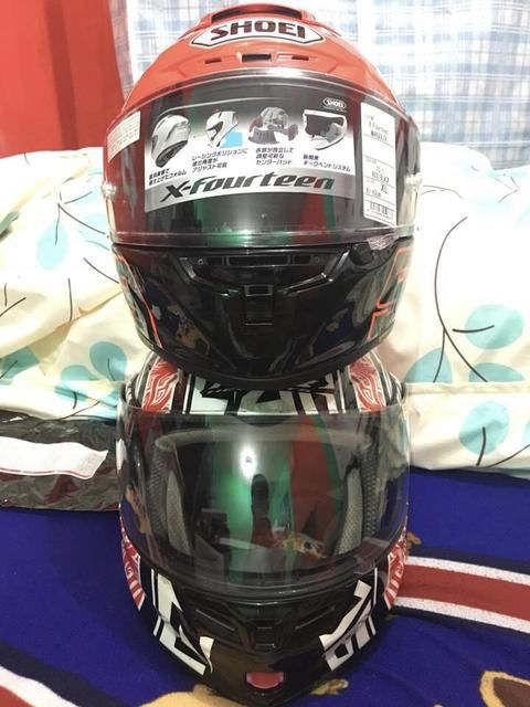 一次升级到顶 SHOEI X-14红蚂蚁头盔开箱体验