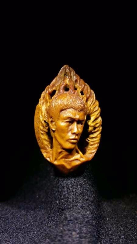 不朽的东方传奇,《李小龙》核雕作品赏析