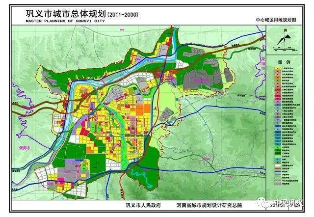 巩义市道路规划图图片