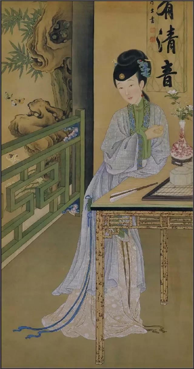 故宮《十二美人圖》,看古代美女如何生活