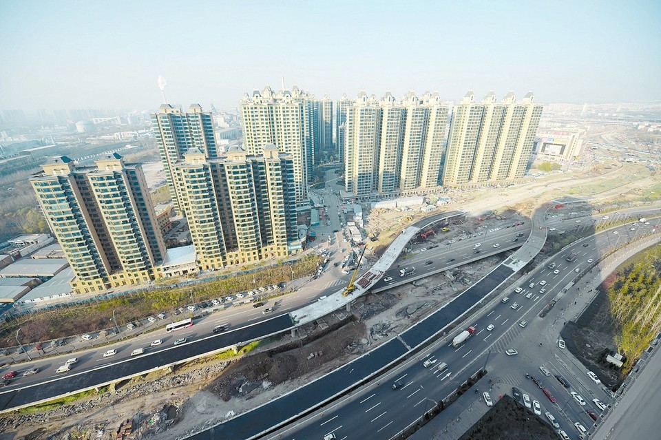 太原北涧河快速路即将完工