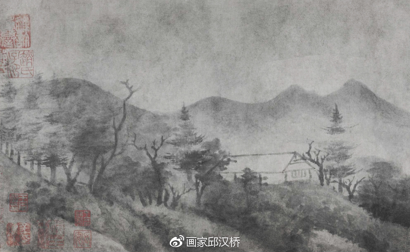 汉桥话画:从米友仁《潇湘奇观图》观米家山水