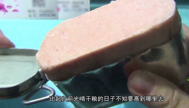 09型单兵口粮里以腊肠炒饭最受欢迎。这些口粮毕竟不是新鲜食物,而腊肠本身就是腌制食品,因此相比其他不新鲜的菜品,腊肠炒饭的口味与人们的预期相差不远。也正是这时候,单兵口粮全面普及了自热型食物,只需要在自热粉末里加些水就能给食物加热,实在是长途旅行,行军打仗的必备良品。