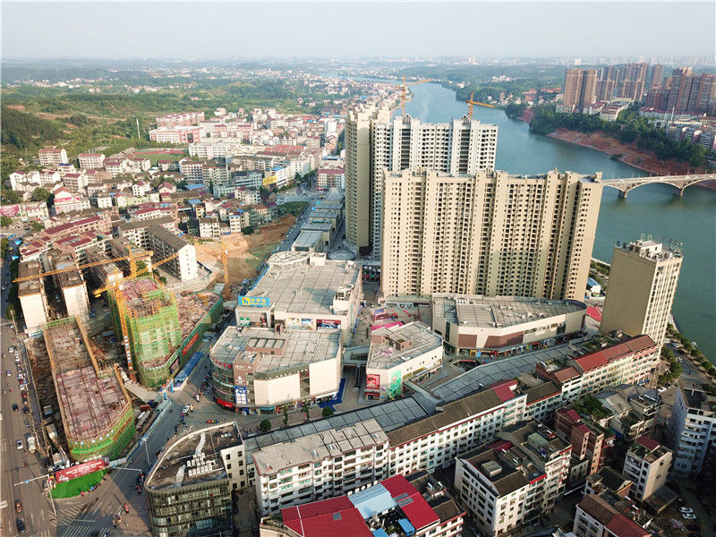 新邵县城已经无缝融入邵阳市区,房价已经突破