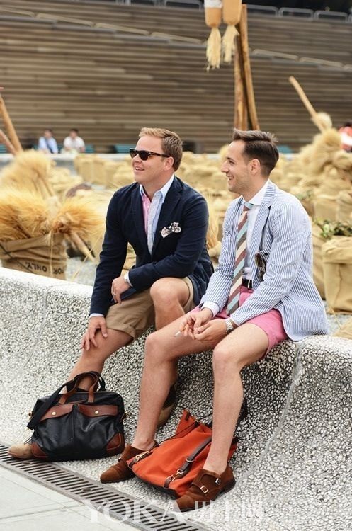 西装+短裤:随便一穿都有型 西装+短裤:随便一穿都有型