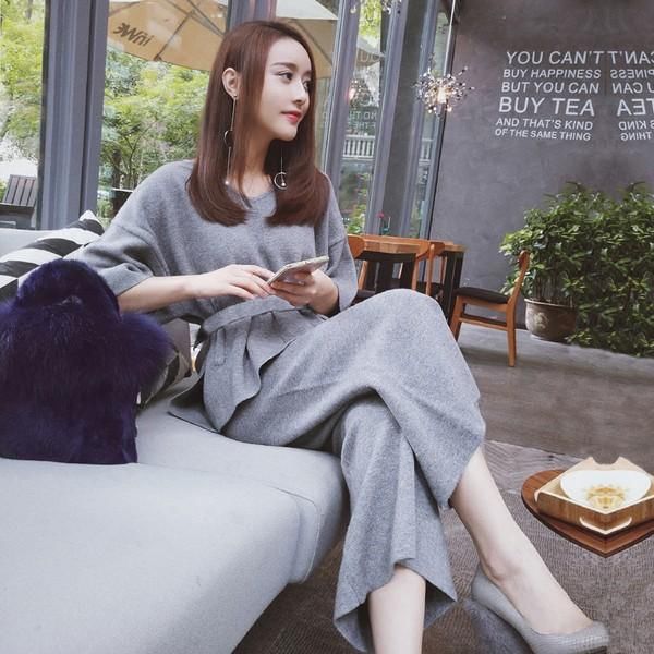 冬季阔腿裤配什么上衣好看?气质内搭助你通勤