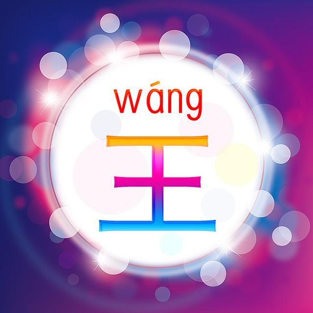 时尚款梦幻光圈元素彩色底纹百家姓微信头像