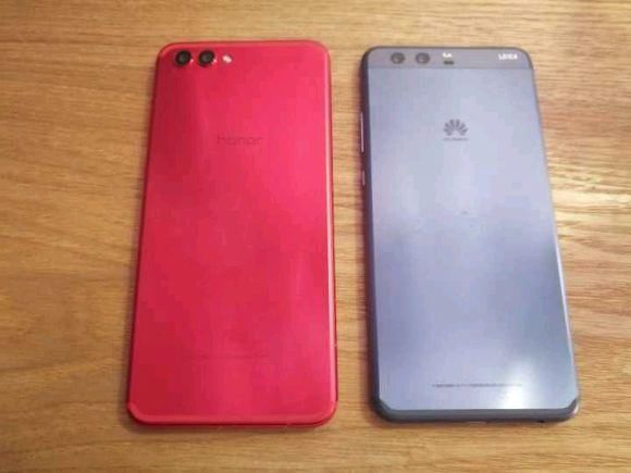 颜值的对比-荣耀V10魅力红VS荣耀V9幻夜黑