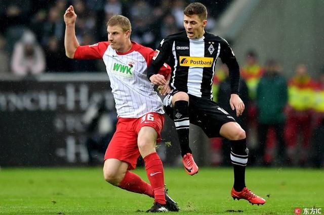 德甲第19轮 门兴格拉德巴赫取胜奥格斯堡 尝得