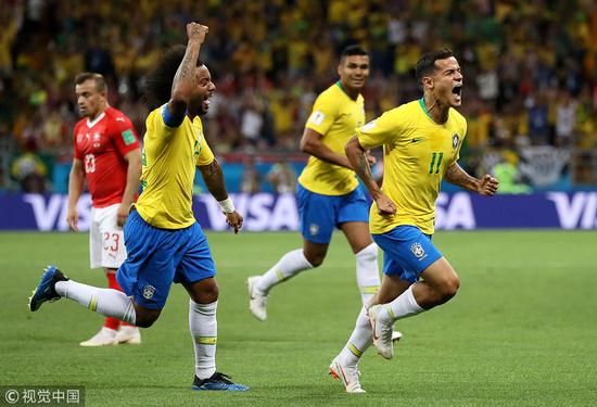 世界杯巴西队领跑远射榜 本届一数据仅卫冕冠军掉队