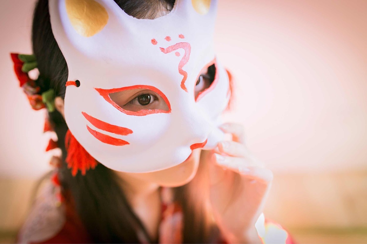 漂亮的和服少女,持刀写真,好霸气