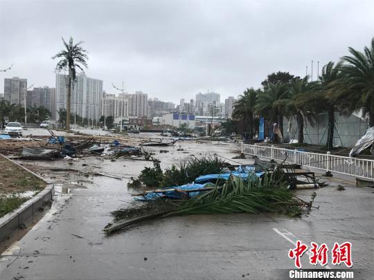 珠海台风天鸽图片