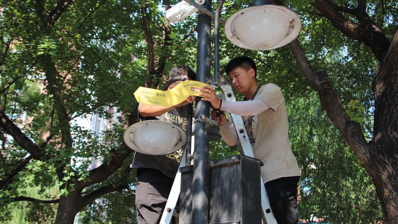 通州玉桥安装美言美语指示牌 提升地区文明指数 通州玉桥安装美言美语指示牌 提升地区文明指数
