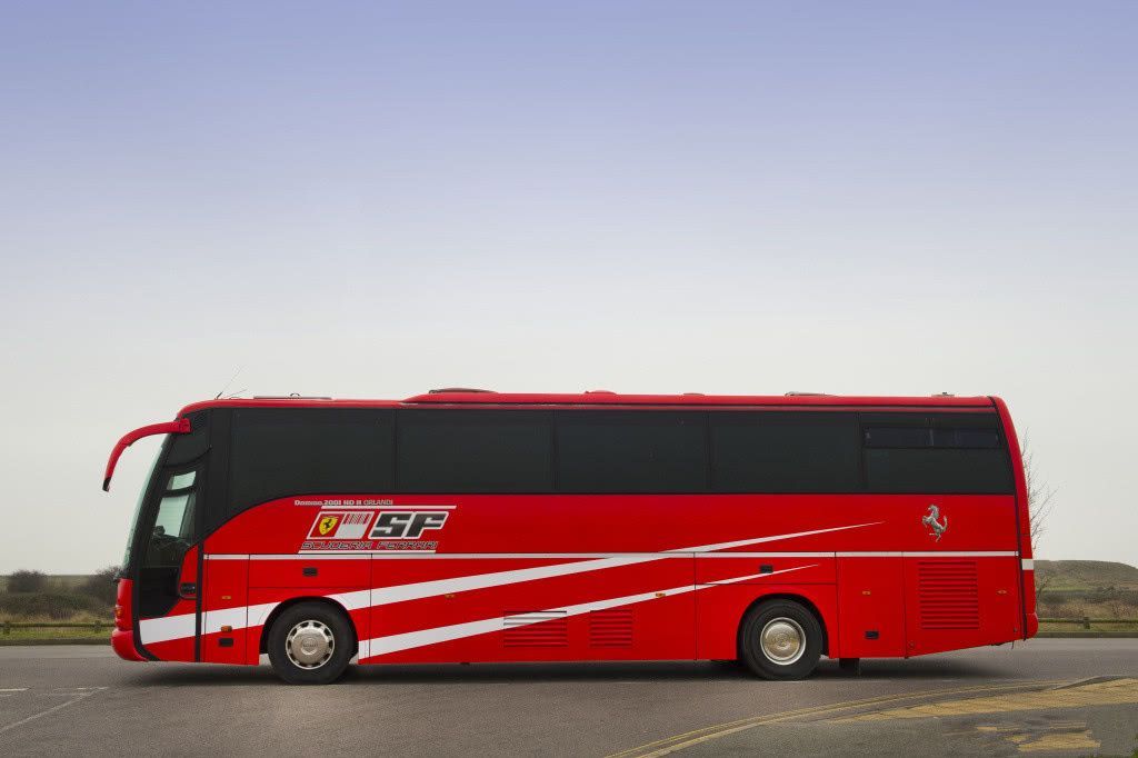 法拉利大巴 全球只此一辆