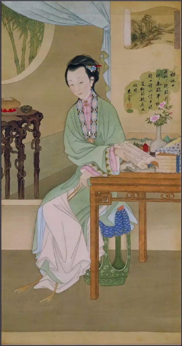 故宫《十二美人图》，看古代美女如何生活