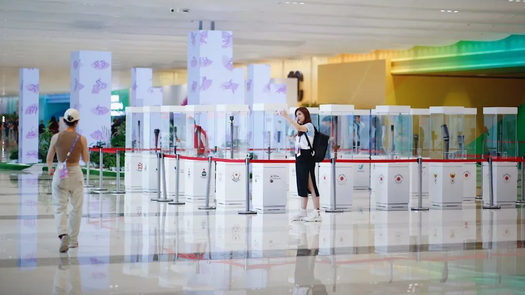 高清细节！一次看够19届亚运会的火炬