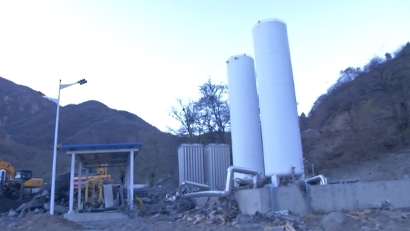门头沟搭台燃气站重建完成