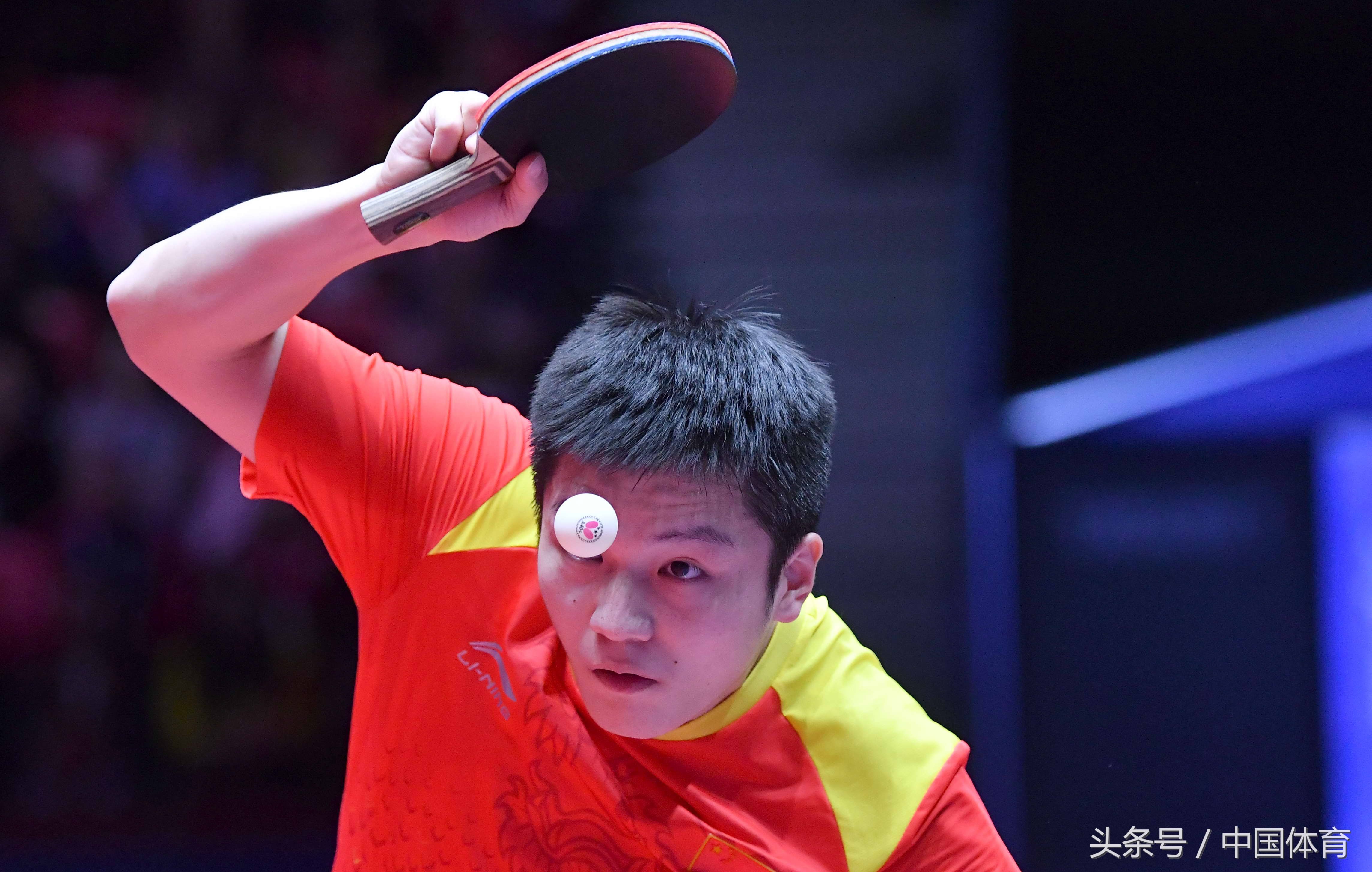第54届世乒赛团体赛男团半决赛 中国队3比0战