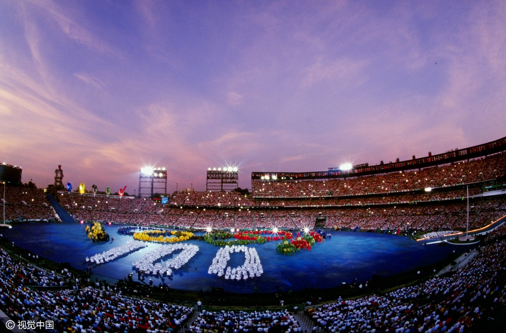 组图-回顾历届奥运开幕式:北京奥运美轮美奂