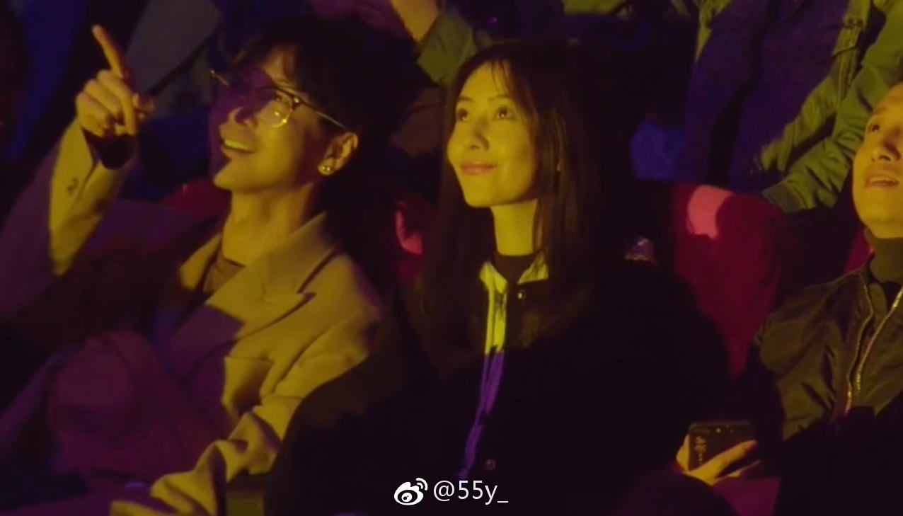 网友贴图爆料，高圆圆现身歌手赵雷演唱会，低调淡妆当陶醉迷妹。