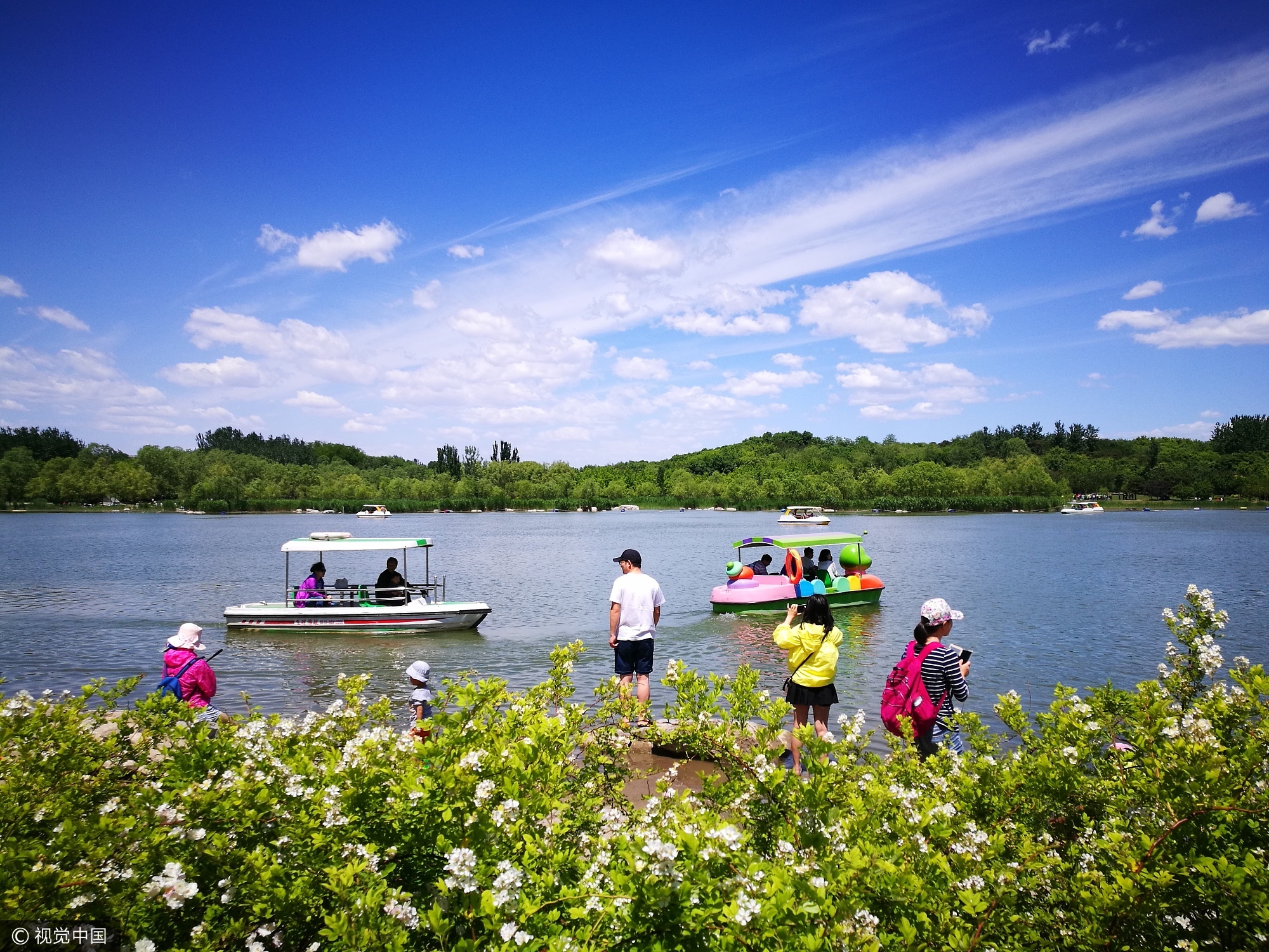 2017年5月14日,“一带一路”国际合作高峰论坛在北京召开。当日风光绮丽,蓝天白云迎接客人的到来。
