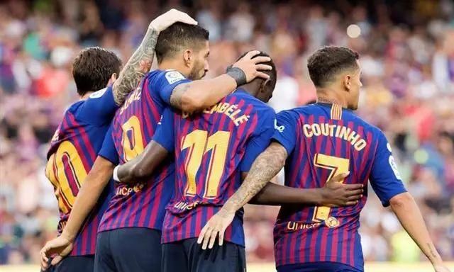 登贝莱新赛季状态回暖,巴萨的433重新插上了强