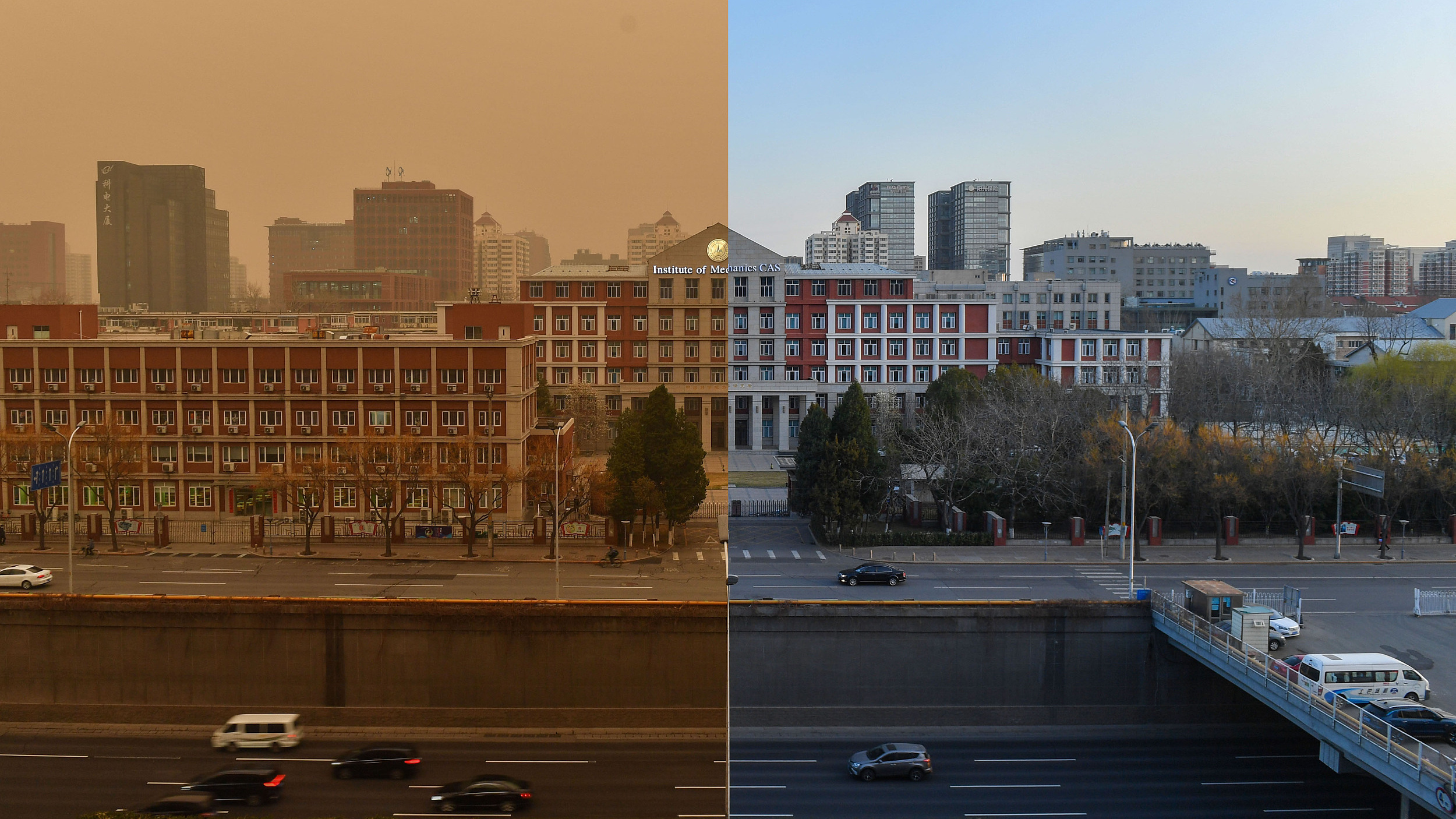 北京:沙尘暴过境蓝天恢复 空气质量明显改善!对比图带你看变化 北京:沙尘暴过境蓝天恢复 空气质量明显改善!对比图带你看变化