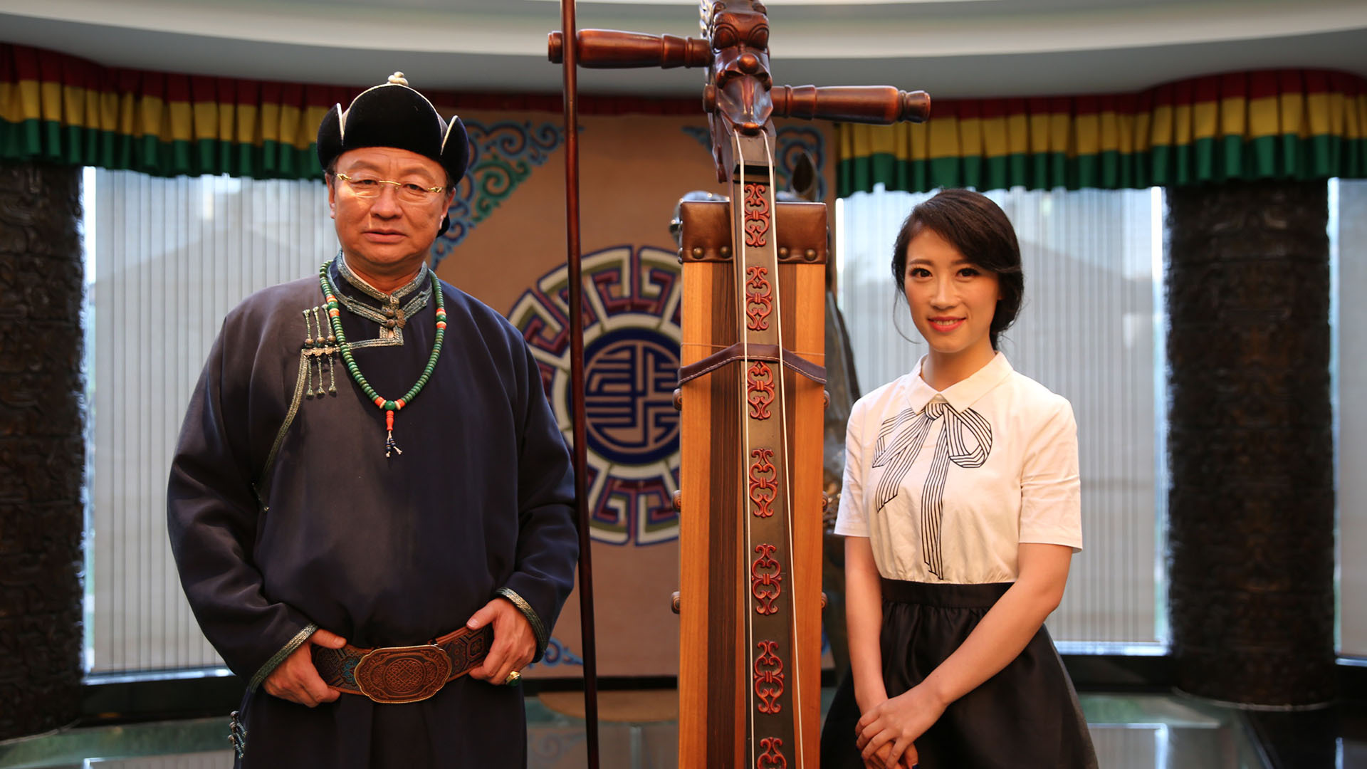 鲁哈达:中蒙两国文化交流拍摄现场 鲁哈达:中蒙两国文化交流拍摄现场