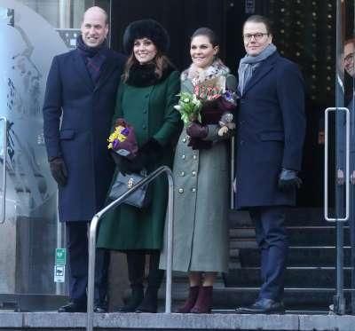 凯特王妃气质穿搭与威廉王子出行 网友:王的女