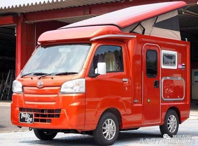 丰田大发K-car房车 不足3.4米 如何睡下四个人