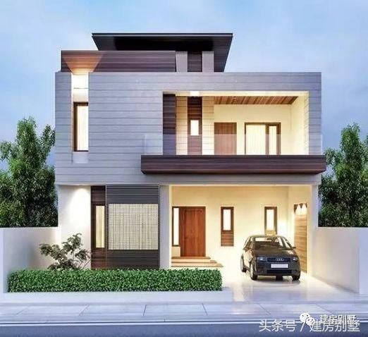 66款现代风格的农村别墅,简约自然,跟随时尚的
