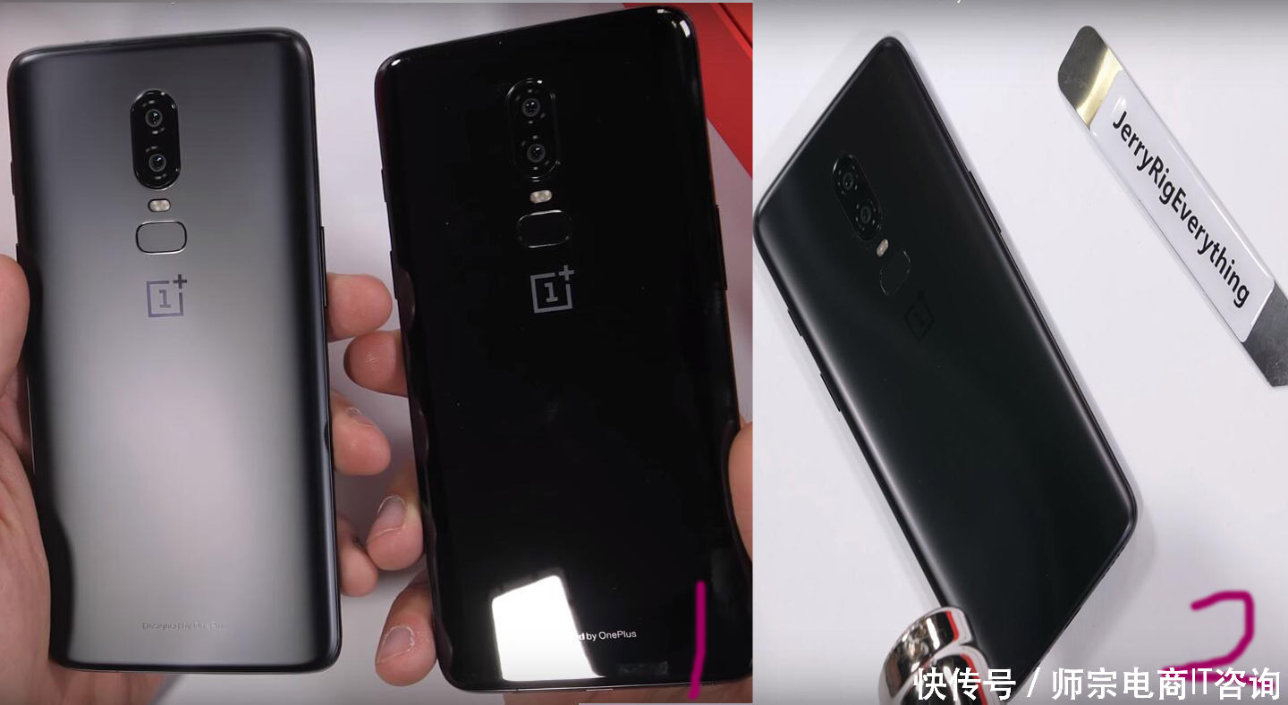 外媒暴力测试,一加6Plus透明手机秒变过程,外观