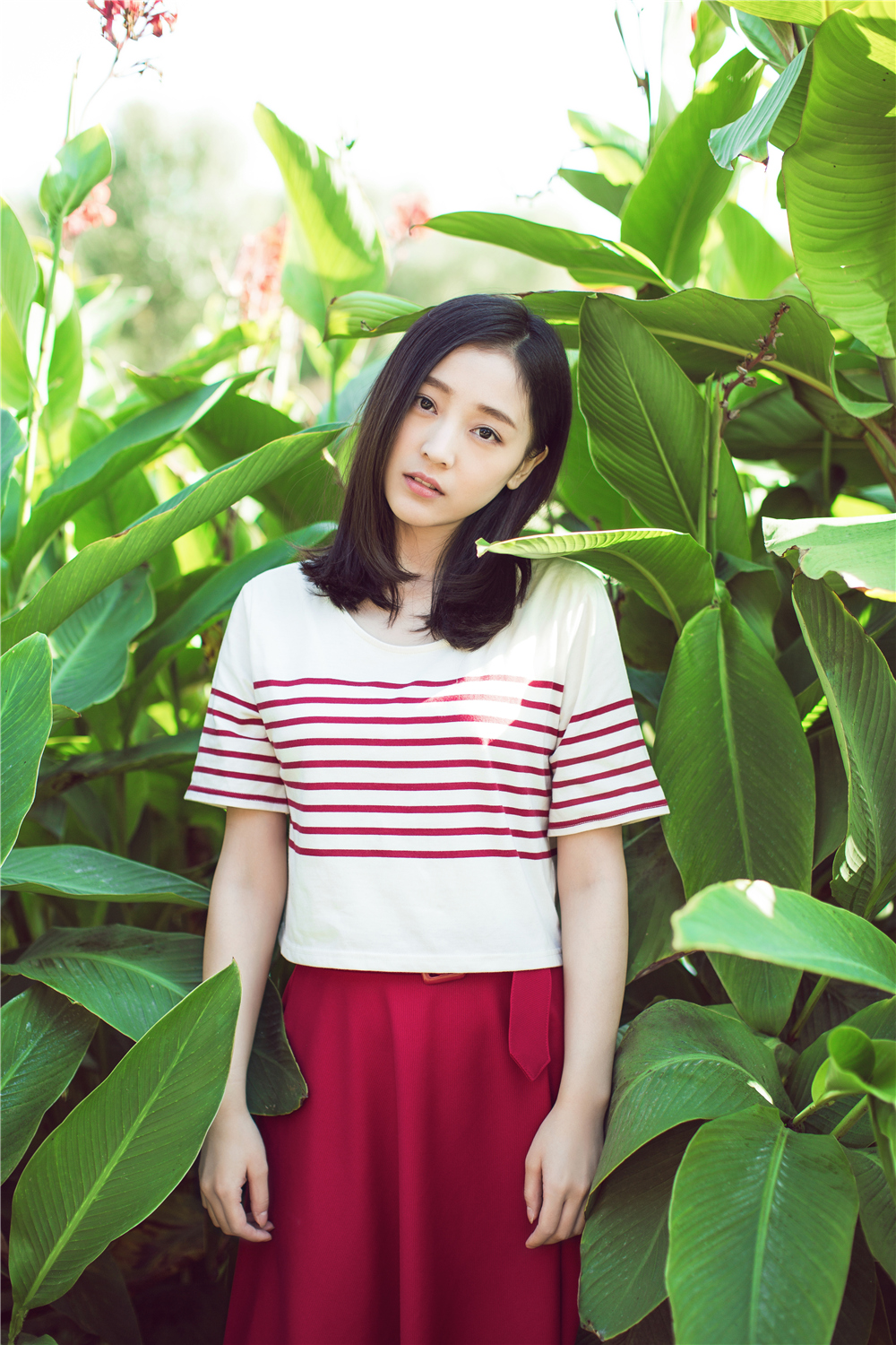 何花治愈系户外写真 定格夏日清新时光